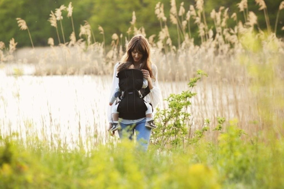 BABYBJORN ONE Mesh - nosidełko ergonomiczne, srebrny