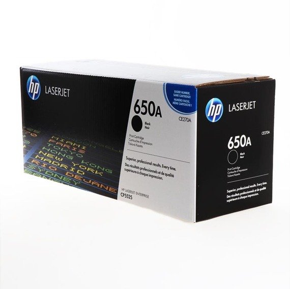 HP Toner Cartridge CE270A Standard Capacity No. 650A black