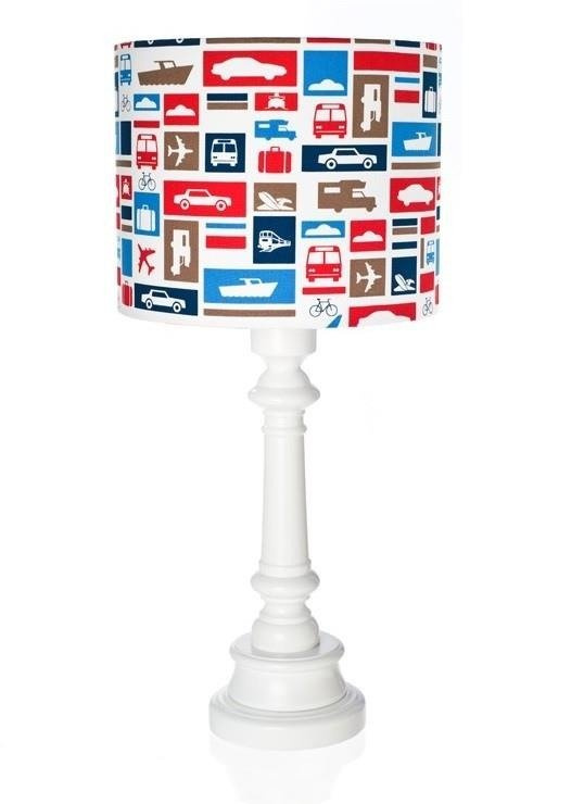 Lampa Stojąca Transport Granatowy