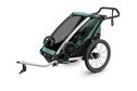 Przyczepka rowerowa dla dziecka - THULE Chariot Lite 1 - morska/czarna